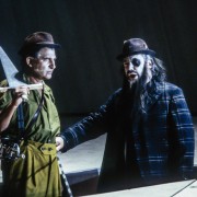 Siegfried by Wagner; JT as Wanderer with Siegfried Jerusalem; ROH; October 1995; photo: Clive Barda/ArenaPAL
