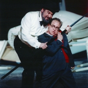 Das Rheingold by Wagner; JT as Wotan with Franz-Josef Kapellmann; Bayerische Staatsoper, Munich; Feb 2002; photo: Wilfried Hoesl