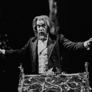 Faust by Gounod; JT as Méphistophélès; ENO; January 1990; Photo: Clive Barda/ArenaPAL