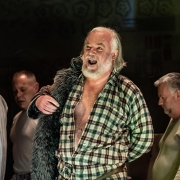 Lady Macbeth of Mtsensk by Shostakovitch; JT as Boris with Donaldson Bell; ROH; Apr 2018; photo: Clive Barda/ArenaPAL