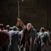 Lady Macbeth of Mtsensk by Shostakovitch; JT as Boris; ROH; Apr 2018; photo: Clive Barda/ArenaPAL